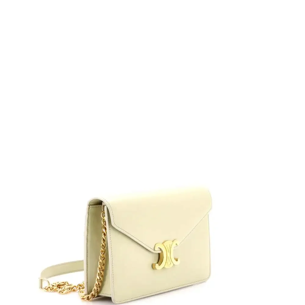 Celine Margo Triomphe Wallet On Chain #229512C22B - Picture 2 of 7